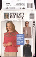 McCall's 8955 Sewing Pattern Top Size 8-22 Uncut Factory Folded