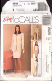 McCall's 2025 Sewing Pattern Jacket Top Skirt Pants Size 10-12-14 Uncut Factory Folded