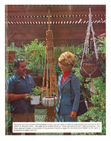 Macrame Hang-ups - Vintage Macrame Plant Hanger Patterns Instant Download PDF 24 pages