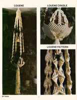 Macrame Portraits Book 5 - 10 Vintage Macrame Patterns Instant Download PDF 24 pages