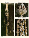 Macrame Portraits Book 5 - 10 Vintage Macrame Patterns Instant Download PDF 24 pages