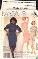 McCall's 3303 Sewing Pattern Dress Size 10-12-14 Uncut Factory Folded