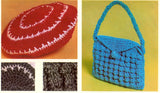 Semco Book 5 Colourful Crochet Ideas with Italyarn for Handbags 1970s Instant Download PDF 8 pages