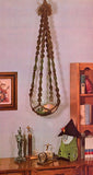 Macrame Hang-ups - Vintage Macrame Plant Hanger Patterns Instant Download PDF 24 pages