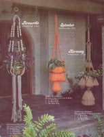 Macramé Splendor - Vintage 70s - 19 Macrame Patterns Instant Download PDF 24 pages