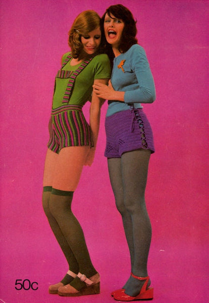Women and Girl's 1960s Vintage Knitted Tights Hose PDF KNITTING
