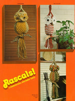 Rascals! - 13 Vintage Macrame Owl Patterns Instant Download PDF 24 pages