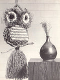 Rascals! - 13 Vintage Macrame Owl Patterns Instant Download PDF 24 pages