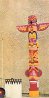 Cardboard Totem Pole Top Instant Download PDF 2 pages