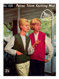 Patons 636 - Knitting Patterns for Women's Jacket, Skirt, Cardigan, Waistcoat, Jerkin, Sweater and Men's Sweater Download PDF 24 pages