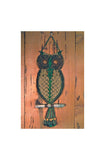 Vintage 70s Macrame Owl Wall Hanging Pattern Instant Download PDF 7 pages