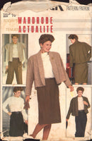 Butterick 6253 Jacket, Vest, Skirt, Pants and Blouse, Sewing Pattern Size 10