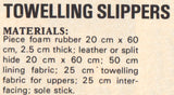 Man's Dressing Gown And Towelling Slippers instructions for DRAFTING SEWING PATTERN pieces Instant Download pdf 3 pages