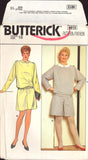 Butterick 4813 Blouson Top, Slightly Flared Skirt and Culottes, Uncut, Factory Folded Sewing Pattern Size 16