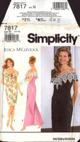 Simplicity 7817 Sewing Pattern Dress Size 10-14 Uncut Factory Folded OR Cut to 10, Complete