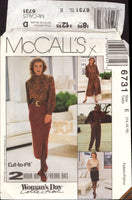 McCall's 6731 Sewing Pattern Skirt Size 14-16-18 Uncut Factory Folded