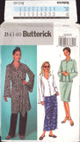 Butterick 4140 Sewing Pattern Shirt Skirt Pants Tunic Sash Size 18-20-22 Uncut Factory Folded