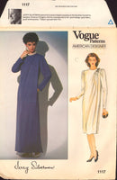 Vogue 1117 Jerry Silverman Dress, CUT COMPLETE Sewing Pattern Size 18