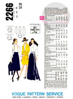 60s Haute Couture Suit and Blouse, Bust 34" (86 cm) Vogue Paris Original 2266 Vintage Sewing Pattern Reproduction