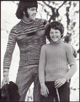 Patons 300 Katie Goes Classic - 70s Knitting Patterns for Adults' & Children's Jumpers, Sweaters, Cardigans - Instant Download PDF 20 pages