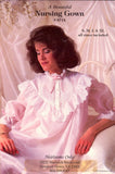 HeirloomsOnly 8714 Sewing Pattern Nursing Gown Size S-M-L-XL Uncut Factory Folded