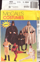 McCall's 2336 Child's Super Hero Costumes, Uncut, Factory Folded Sewing Pattern Size 10-12