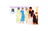 Butterick 4876 Delta Burke Dress with Neckline Variations, Tie Ends and Two Sleeve Lengths, Uncut, Factory Folded Sewing Pattern Size 14-18