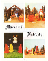 Macramé Nativity 27 Vintage Christmas Patterns Instant Download PDF 40 pages