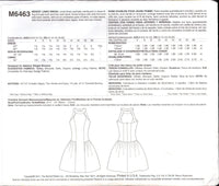 McCall's 6463 Lined Dress, Sewing Pattern, Size 4-10, CUT, COMPLETE