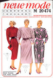 Neue Mode 20474 Sewing Pattern, Dress, Size 10-20, Uncut, Factory Folded