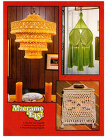 Vintage 70s Macramé East - 14 Unique Designs For Your Home & Garden Instant Download PDF 32 pages