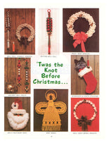 Twas the Knot Before Christmas - Vintage Christmas Patterns Instant Download PDF 40 pages