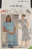 McCall's 2547 Sleeveless Dress and Tie Belt, Sewing Pattern, Size 12, CUT, COMPLETE