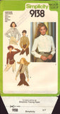 Simplicity 9138 Women's Shirts, Sewing Pattern, Size 6-8, CUT, COMPLETE