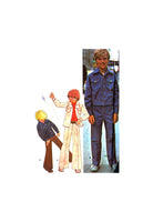 McCall's 4785 Child's Retro Denim Jacket and Flared Pants, Uncut, Factory Folded Sewing Pattern Size 7