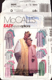 McCall's 2499 Child's Nightgown, Robe, Top and Pull-on Pants, Uncut, Factory Folded Sewing Pattern Size 7-12