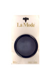 Vintage La Mode 1 5/8 inch Carded Navy Blue Shank Button One Piece