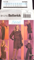 Butterick 5256 Separates: Jacket, Dress, Blouse and Pants, Uncut, Factory Folded, Sewing Pattern Multi Plus Size 14-22