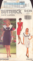 Butterick 5435 Sewing Pattern, Dress, Size 6-8-10-12 OR 14-16-18, Uncut, Factory Folded