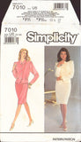 Simplicity 7010 Sewing Pattern, Suit-Dress, 16-26, Uncut, Factory Folded