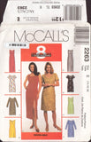 McCall's 2263 Sewing Pattern, Dress in Two Lengths, Size 14-16-18, Uncut, Factory Folded