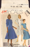 McCall's 3486 Sewing Pattern, Dress, Size 10-12-14, CUT, COMPLETE