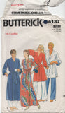 Butterick 4137 Robe in Two Lengths and Belt, Uncut, Factory Folded Sewing Pattern Size X-Large 46-48