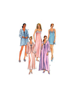 McCall's 2528 Sleepwear: Bed Jacket, Robe and Gown in Two Lengths, Uncut, Factory Folded Sewing Pattern Multi Size 4-14