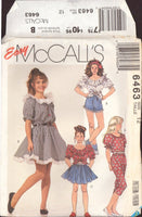 Simplicity 6463 Sewing Pattern, Skirt, Top, Pants and Shorts, Size 12, Uncut, Factory Folded