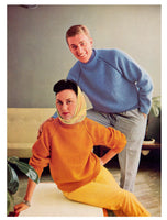 Villawool Hand Knits Knitting Book - 60s Knitting Patterns for Men and Women Instant Download PDF 28 pages