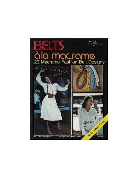 Belts à la Macrame Instant Download PDF 24 pages