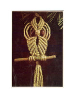 Vintage 70s Macrame Owl "Little Bit" Pattern Instant Download PDF 2 + 7 pages