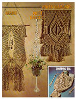 Macrame for Enthusiasts - vintage 70s macrame patterns Instant Download PDF 24 pages