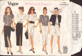 Vogue 1170 Sewing Pattern, Women's Jacket, Dress, Top, Skirt And Shorts, Size 6-8-10, Cut, Incomplete